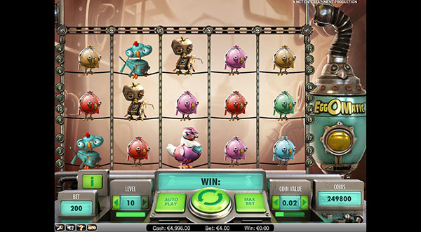 Play Eggomatic Casino Game (Slot Machine) For Free
